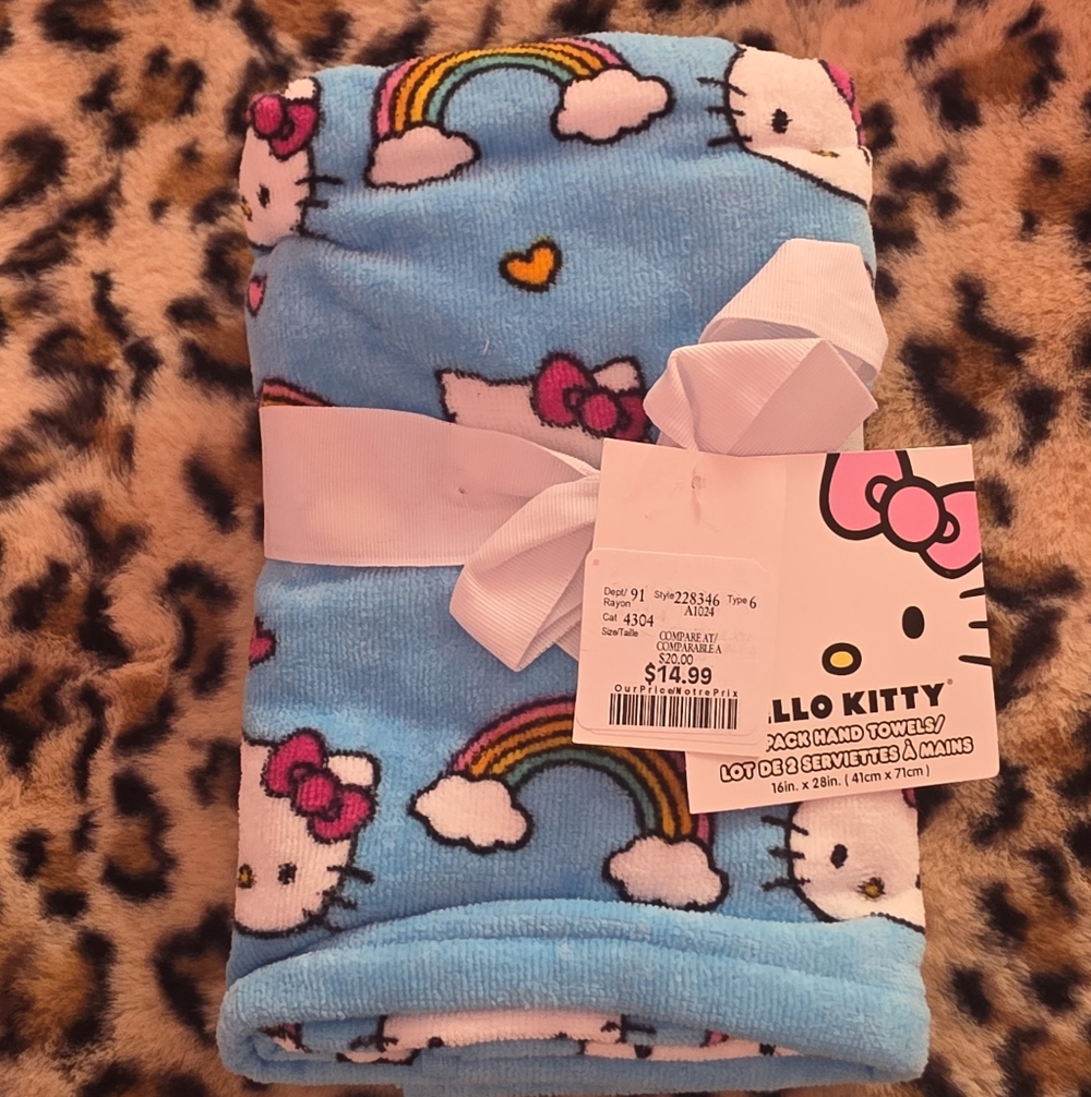 Hello Kitty Hand Towels